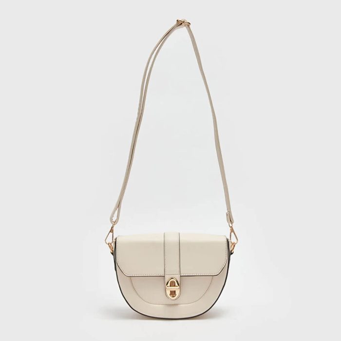 کیف بازوی زنانه بند دار با ظاهر چرمی