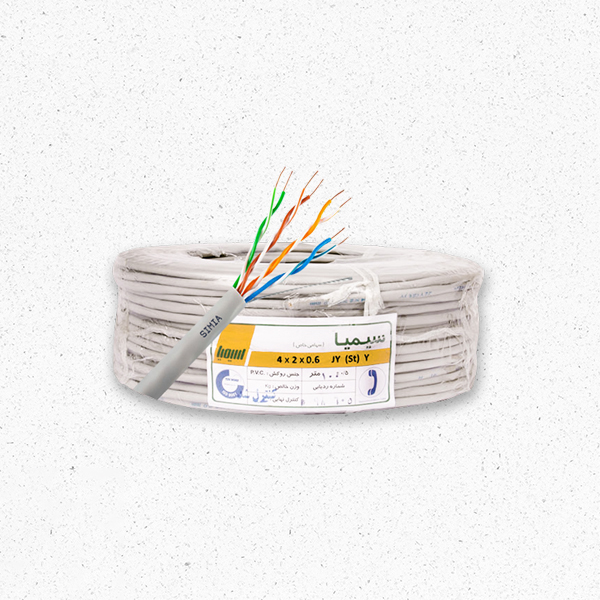 کابل تلفن چهار زوجی تلفن سیمیا